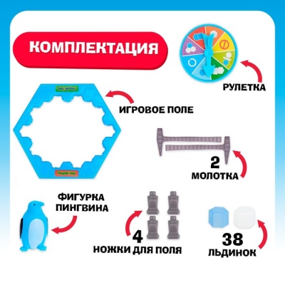 Настольная игра на логику «Спаси пингвина»: игровое поле