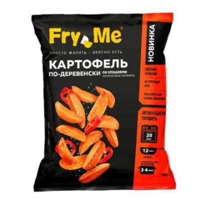 Картофельные дольки со специями с кожурой 700г Лэм Уэстон Fry Me