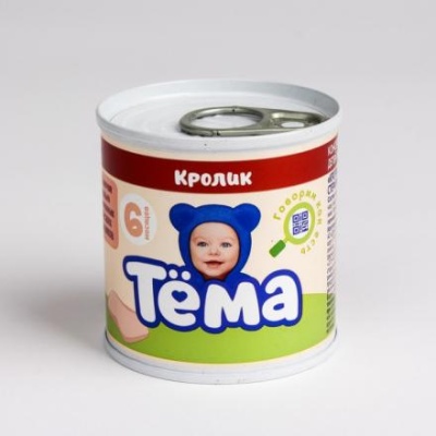 Пюре ТЕМА кролик 90г