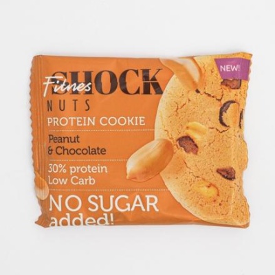 Печенье FitnesShock NUTS Арахис-шоколад 40 г