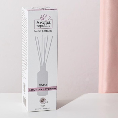 Диффузор ароматический AROMA REPUBLIC, 30 мл, "Mountain lavender", лаванда и эвкалипт