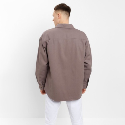 Рубашка мужская MIST oversize р.56, серый