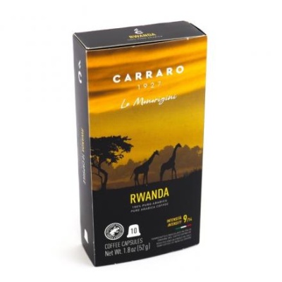 Капсулы кофе CARRARO RWANDA 10шт