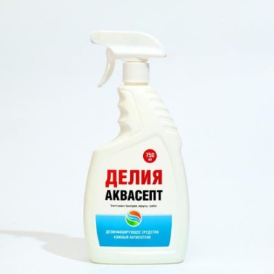 Кожный антисептик без спирта "Делия-аквасепт", 0,75 л