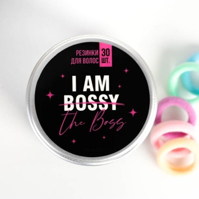 Набор резинок для волос «I am the boss», 30 шт., МИКС