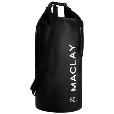 Гермомешок туристический Maclay 60L, 500D, цвет чёрный