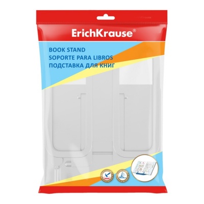 Подставка для книг ErichKrause Base, Candy, пластик, белая