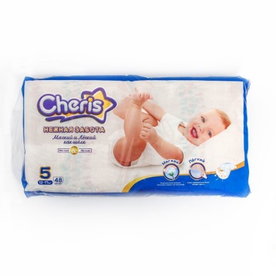 Детские подгузники Cheris 48 шт. размер XL (12-17кг)