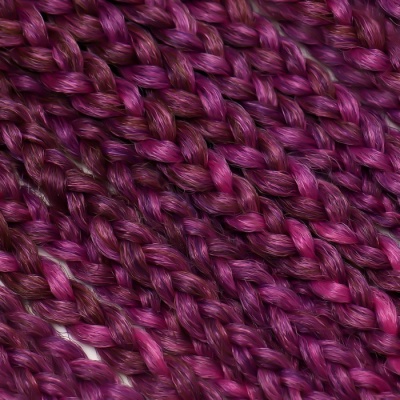 Афрокосы, 60 см, 18 прядей (CE), цвет русый/фиолетовый/розовый(#FR-36)