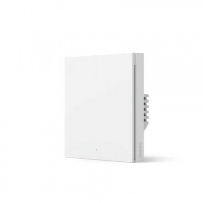 Выключатель Aqara Smart wall switch H1 WS-EUK03, Zigbee,1 клавиша, защита от перегрева