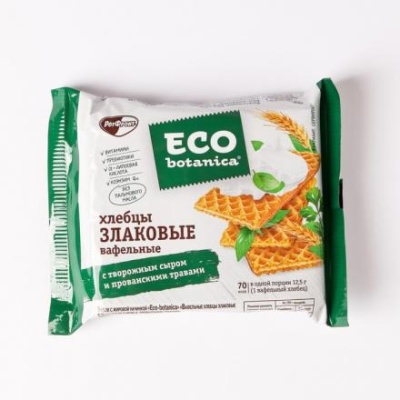 ХЛЕБЦЫ ECO BOTANIKA злаковые с творожным сыром и прованскими травами 75 г