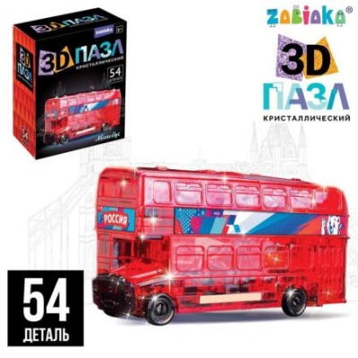 Пазл 3D «Лондонский автобус», МИКС