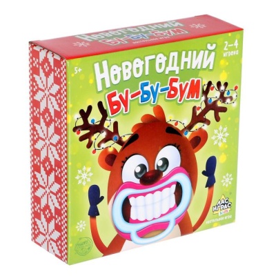 Настольная игра «Новогодний бу-бу-бум»