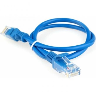 Патч-корд Гарнизон PC-UTP-5e-0.5-B, UTP 5е кат., RJ-45(m)-RJ-45(m), 0.5 м, синий