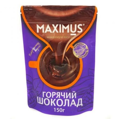 Горячий шоколад ТМ Maximus 150г м/у